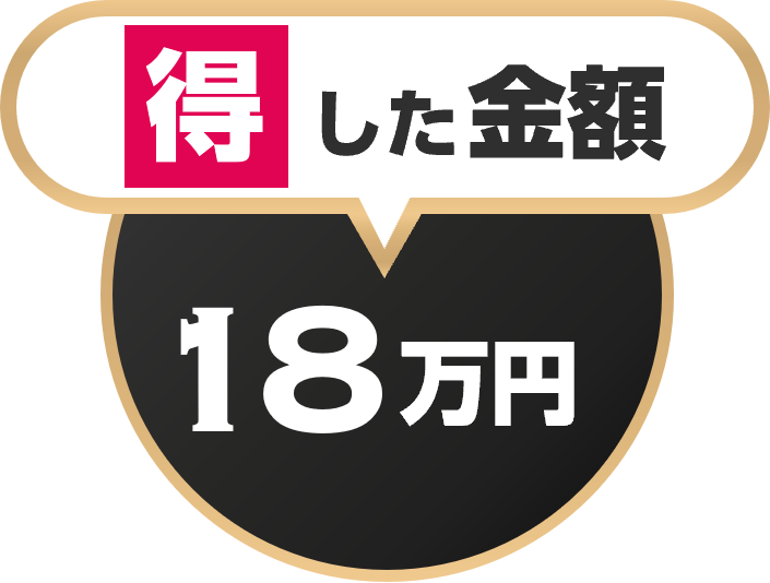 得した金額17万円
